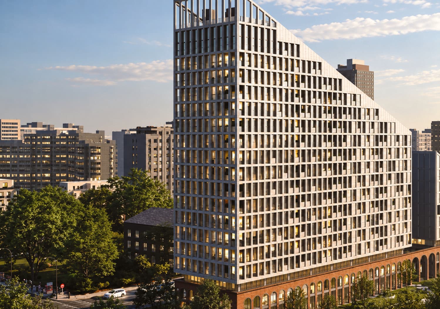 Azatutyun Residence: Вид с угла